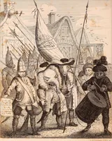 An illustration from England under the house of Hanover; : its history and condition during the reigns of the three Georges, illustrated from the caricatures and satires of the day. (1848)