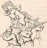 An illustration from England under the house of Hanover; : its history and condition during the reigns of the three Georges, illustrated from the caricatures and satires of the day. (1848)