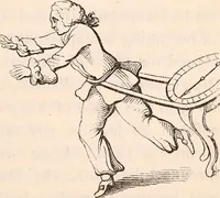 An illustration from England under the house of Hanover; : its history and condition during the reigns of the three Georges, illustrated from the caricatures and satires of the day. (1848)