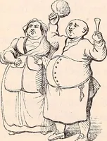 An illustration from England under the house of Hanover; : its history and condition during the reigns of the three Georges, illustrated from the caricatures and satires of the day. (1848)