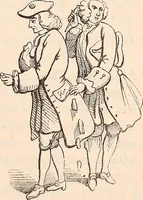 An illustration from England under the house of Hanover; : its history and condition during the reigns of the three Georges, illustrated from the caricatures and satires of the day. (1848)