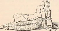 An illustration from England under the house of Hanover; : its history and condition during the reigns of the three Georges, illustrated from the caricatures and satires of the day. (1848)
