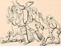 An illustration from England under the house of Hanover; : its history and condition during the reigns of the three Georges, illustrated from the caricatures and satires of the day. (1848)