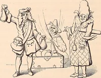 An illustration from England under the house of Hanover; : its history and condition during the reigns of the three Georges, illustrated from the caricatures and satires of the day. (1848)