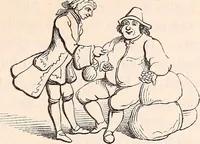 An illustration from England under the house of Hanover; : its history and condition during the reigns of the three Georges, illustrated from the caricatures and satires of the day. (1848)