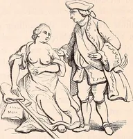 An illustration from England under the house of Hanover; : its history and condition during the reigns of the three Georges, illustrated from the caricatures and satires of the day. (1848)