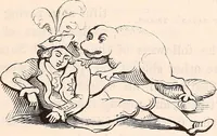 Picture 48 of 183 from England under the house of Hanover; : its history and condition during the reigns of the three Georges, illustrated from the caricatures and satires of the day. (1848), leaf 136
