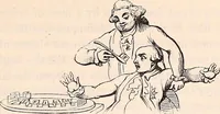 Picture 57 of 183 from England under the house of Hanover; : its history and condition during the reigns of the three Georges, illustrated from the caricatures and satires of the day. (1848), leaf 152