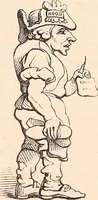 Picture 69 of 183 from England under the house of Hanover; : its history and condition during the reigns of the three Georges, illustrated from the caricatures and satires of the day. (1848), leaf 176