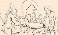 An illustration from England under the house of Hanover; : its history and condition during the reigns of the three Georges, illustrated from the caricatures and satires of the day. (1848)