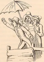 An illustration from England under the house of Hanover; : its history and condition during the reigns of the three Georges, illustrated from the caricatures and satires of the day. (1848)