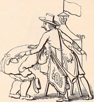 An illustration from England under the house of Hanover; : its history and condition during the reigns of the three Georges, illustrated from the caricatures and satires of the day. (1848)