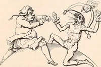 An illustration from England under the house of Hanover; : its history and condition during the reigns of the three Georges, illustrated from the caricatures and satires of the day. (1848)