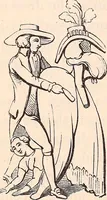 An illustration from England under the house of Hanover; : its history and condition during the reigns of the three Georges, illustrated from the caricatures and satires of the day. (1848)
