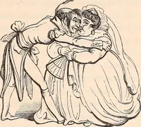 An illustration from England under the house of Hanover; : its history and condition during the reigns of the three Georges, illustrated from the caricatures and satires of the day. (1848)