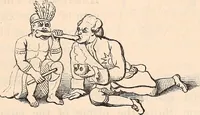 Picture 11 of 183 from England under the house of Hanover; : its history and condition during the reigns of the three Georges, illustrated from the caricatures and satires of the day. (1848), leaf 46