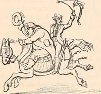 An illustration from England under the house of Hanover; : its history and condition during the reigns of the three Georges, illustrated from the caricatures and satires of the day. (1848)