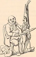 An illustration from England under the house of Hanover; : its history and condition during the reigns of the three Georges, illustrated from the caricatures and satires of the day. (1848)