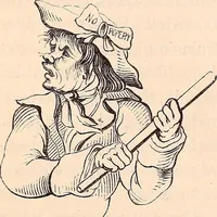 Picture 16 of 183 from England under the house of Hanover; : its history and condition during the reigns of the three Georges, illustrated from the caricatures and satires of the day. (1848), leaf 57