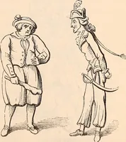 An illustration from England under the house of Hanover; : its history and condition during the reigns of the three Georges, illustrated from the caricatures and satires of the day. (1848)