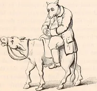 An illustration from England under the house of Hanover; : its history and condition during the reigns of the three Georges, illustrated from the caricatures and satires of the day. (1848)