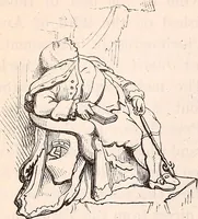 An illustration from England under the house of Hanover; : its history and condition during the reigns of the three Georges, illustrated from the caricatures and satires of the day. (1848)