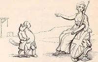 An illustration from England under the house of Hanover; : its history and condition during the reigns of the three Georges, illustrated from the caricatures and satires of the day. (1848)