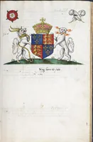 An illustration from English armorial : manuscript (1603)