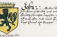 Picture 25 of 27 from English armorial : manuscript (1603), leaf 157