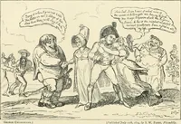An illustration from English caricaturists and graphic humourists of the nineteeth century : How they illustrated and interpreted their times (1886)