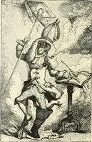 An illustration from English caricaturists and graphic humourists of the nineteeth century : How they illustrated and interpreted their times (1886)