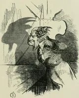 An illustration from English caricaturists and graphic humourists of the nineteeth century : How they illustrated and interpreted their times (1886)