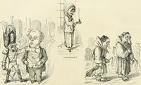 An illustration from English caricaturists and graphic humourists of the nineteeth century : How they illustrated and interpreted their times (1886)