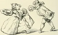 An illustration from English caricaturists and graphic humourists of the nineteeth century : How they illustrated and interpreted their times (1886)
