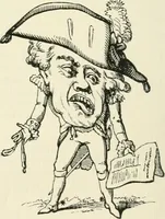 An illustration from English caricaturists and graphic humourists of the nineteeth century : How they illustrated and interpreted their times (1886)