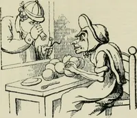 An illustration from English caricaturists and graphic humourists of the nineteeth century : How they illustrated and interpreted their times (1886)