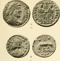 An illustration from A catalogue of English coins in the British museum. Anglo-Saxon series .. (1887)