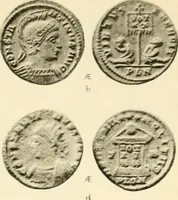 An illustration from A catalogue of English coins in the British museum. Anglo-Saxon series .. (1887)