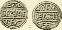 An illustration from A catalogue of English coins in the British museum. Anglo-Saxon series .. (1887)