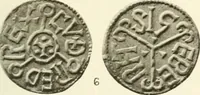An illustration from A catalogue of English coins in the British museum. Anglo-Saxon series .. (1887)