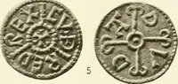An illustration from A catalogue of English coins in the British museum. Anglo-Saxon series .. (1887)