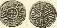An illustration from A catalogue of English coins in the British museum. Anglo-Saxon series .. (1887)