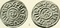 An illustration from A catalogue of English coins in the British museum. Anglo-Saxon series .. (1887)