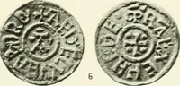 An illustration from A catalogue of English coins in the British museum. Anglo-Saxon series .. (1887)