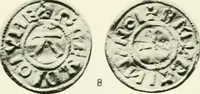 An illustration from A catalogue of English coins in the British museum. Anglo-Saxon series .. (1887)