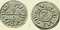 An illustration from A catalogue of English coins in the British museum. Anglo-Saxon series .. (1887)