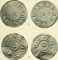 An illustration from A catalogue of English coins in the British museum. Anglo-Saxon series .. (1887)