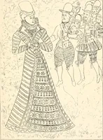 An illustration from English costume from prehistoric times to the end of the eighteenth century (1910)