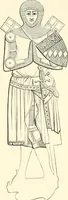 An illustration from English costume from prehistoric times to the end of the eighteenth century (1910)