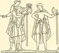 Picture 16 of 125 from English costume from prehistoric times to the end of the eighteenth century (1910), leaf 82